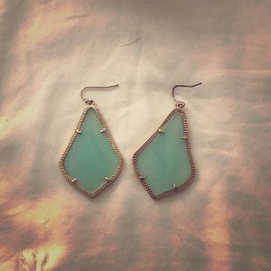 Kendra Scott Alex gold drops in chalcedony